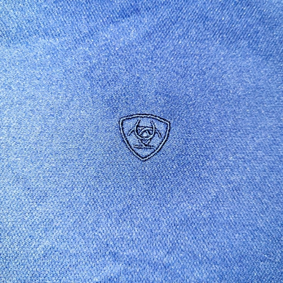 Ariat Tek Polo Size X Large Navy Blue - Picture 11 of 12